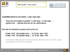 Vorschau 5 von GNU parallel and Slurm srun.pdf